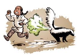 Image of a Spraying Skunk Illustration Illustration of a Skunk Spraying Image