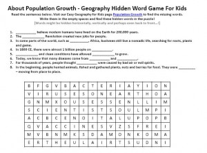 Population Growth Worksheet - FREE to Download Printable Earth Science